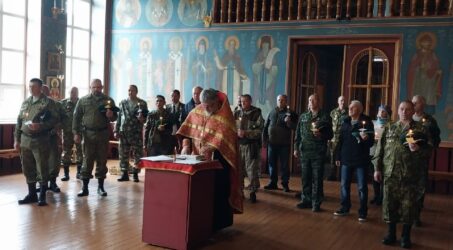 В День пограничника в соборе св. Георгия Победоносца совершили благодарственный молебен
